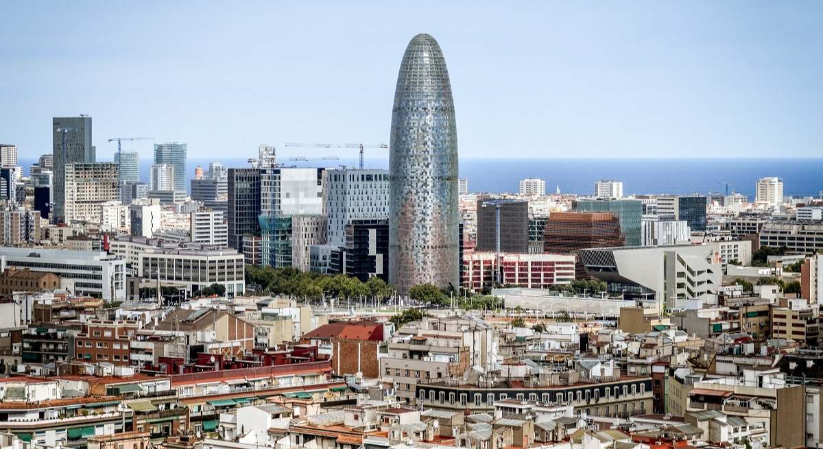Vista de viviendas en Barcelona