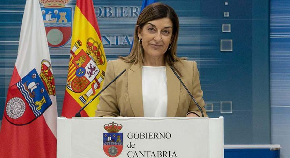 La presidenta de Cantabria, María José Sáenz de Buruaga