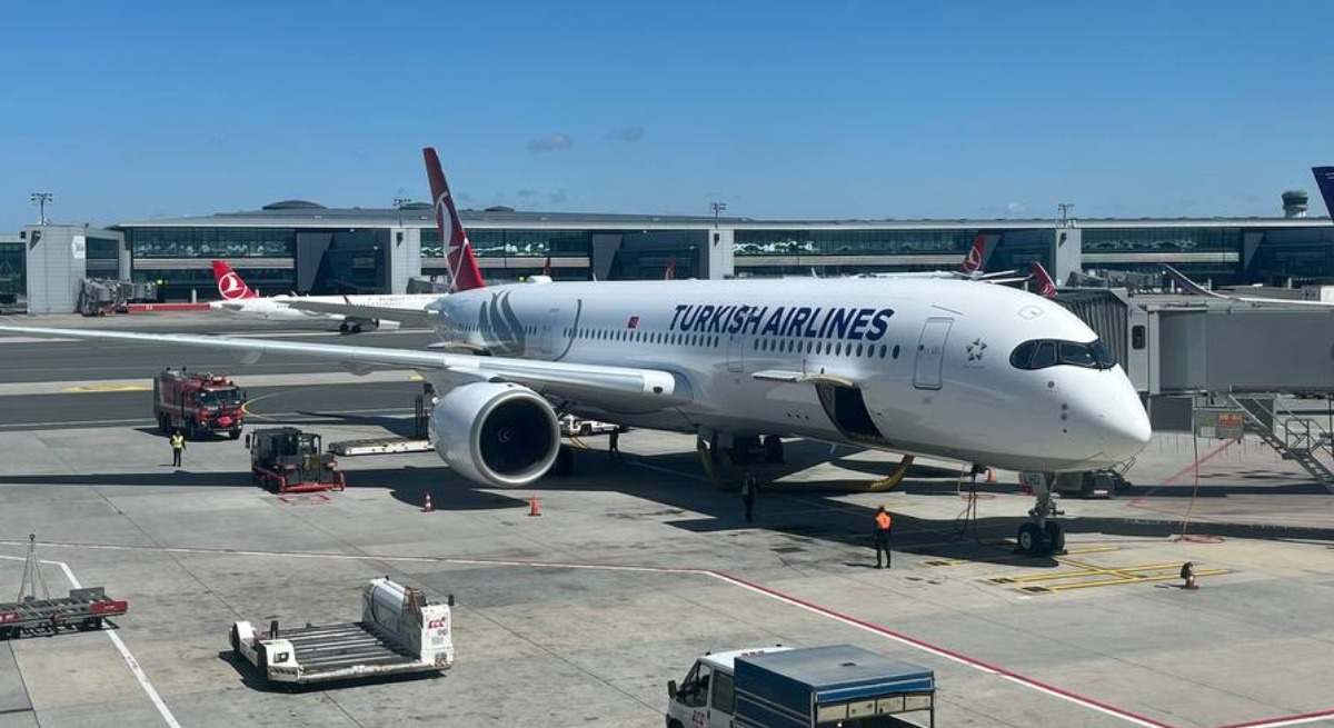Avión de Turkish Airlines.