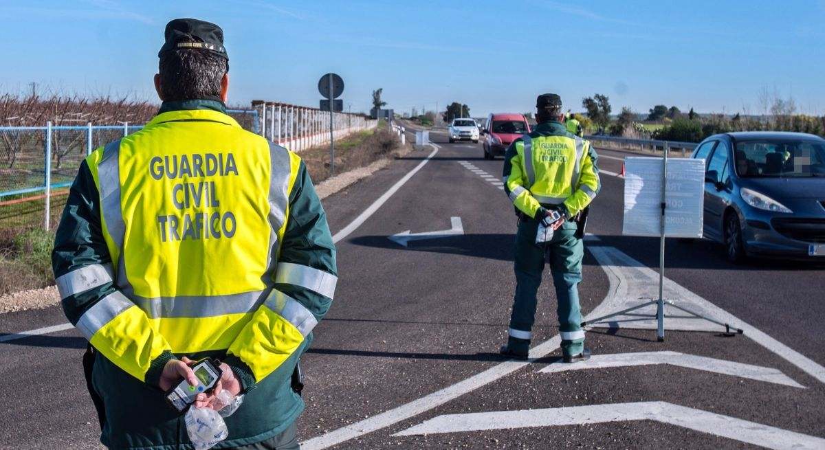 Control de la Guardia Civil de Tráfico