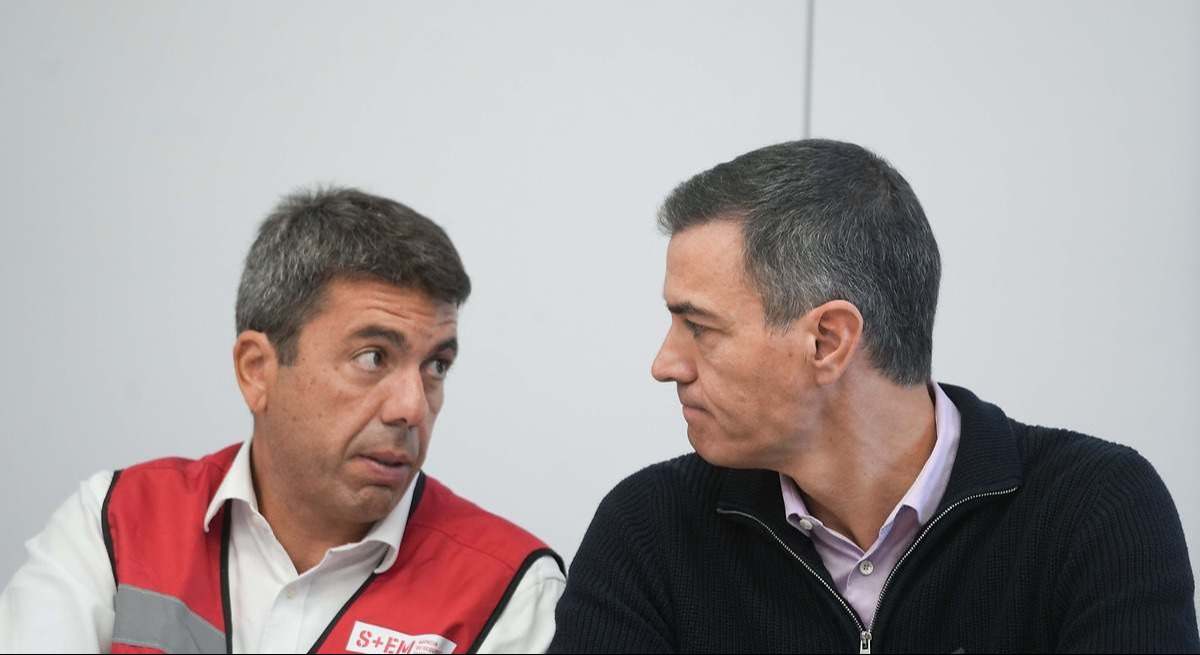 Carlos Mazón y Pedro Sánchez. 