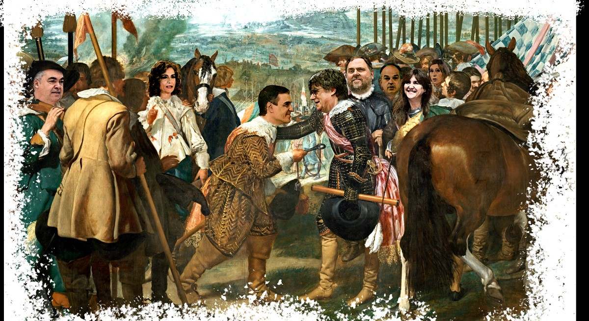 Fotomontaje con Sánchez y Puigdemont / PV