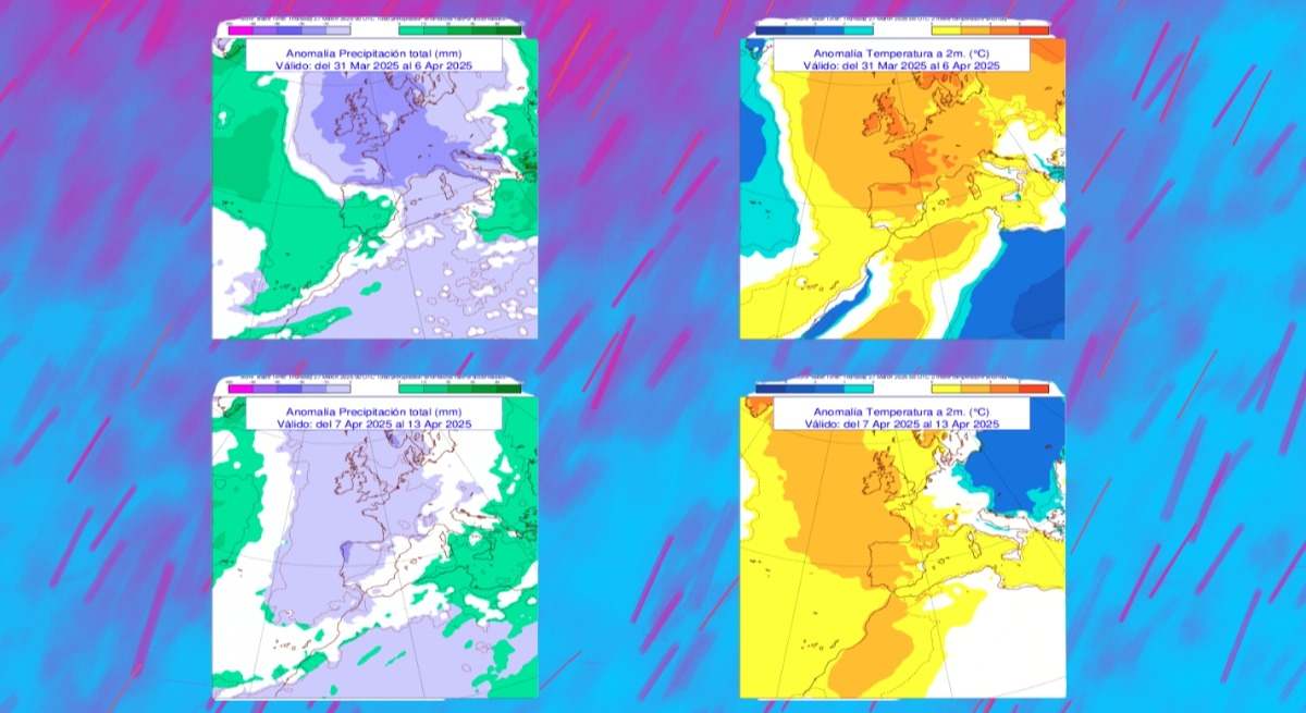 Predicción para las próximas tres semanas de la AEMET