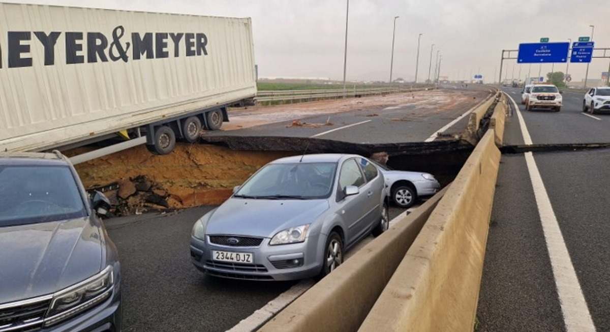 Estado de la autovía A-7 en Valencia
