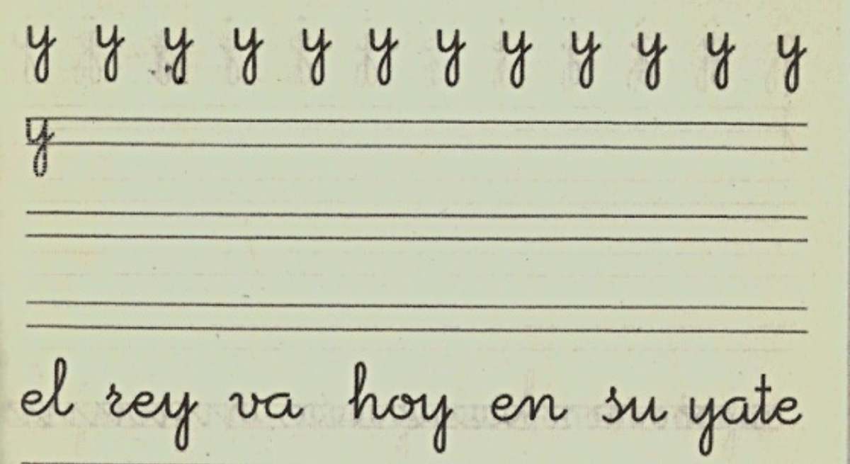 Una página de un Cuaderno Rubio