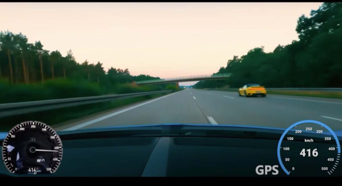 Un video en youtube grabado por el millonario checo Radim Passer acabó en tribunales, que determinaron la legalidad y la seguridad al rodar con un Bugatti Chiron por una autopista alemana a 416 km/h