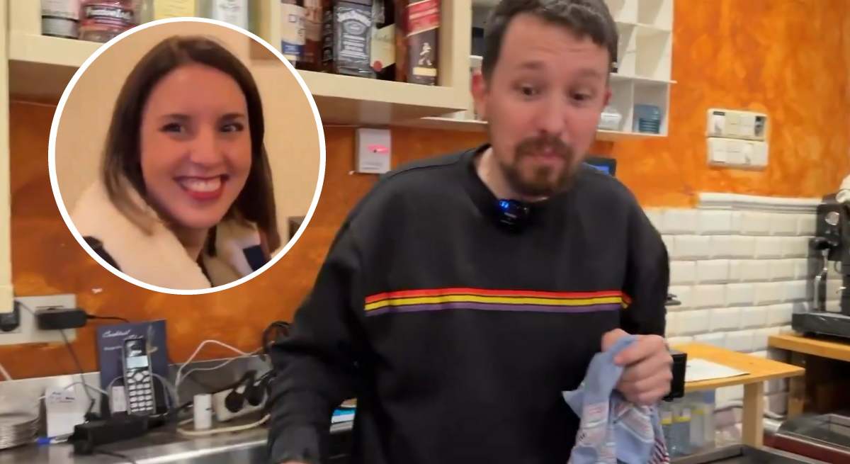 Pablo Iglesias, Irene Montero, taberna 