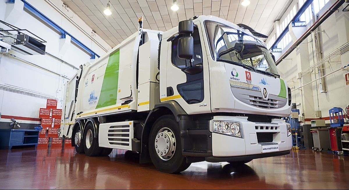 Un camión de Urbaser