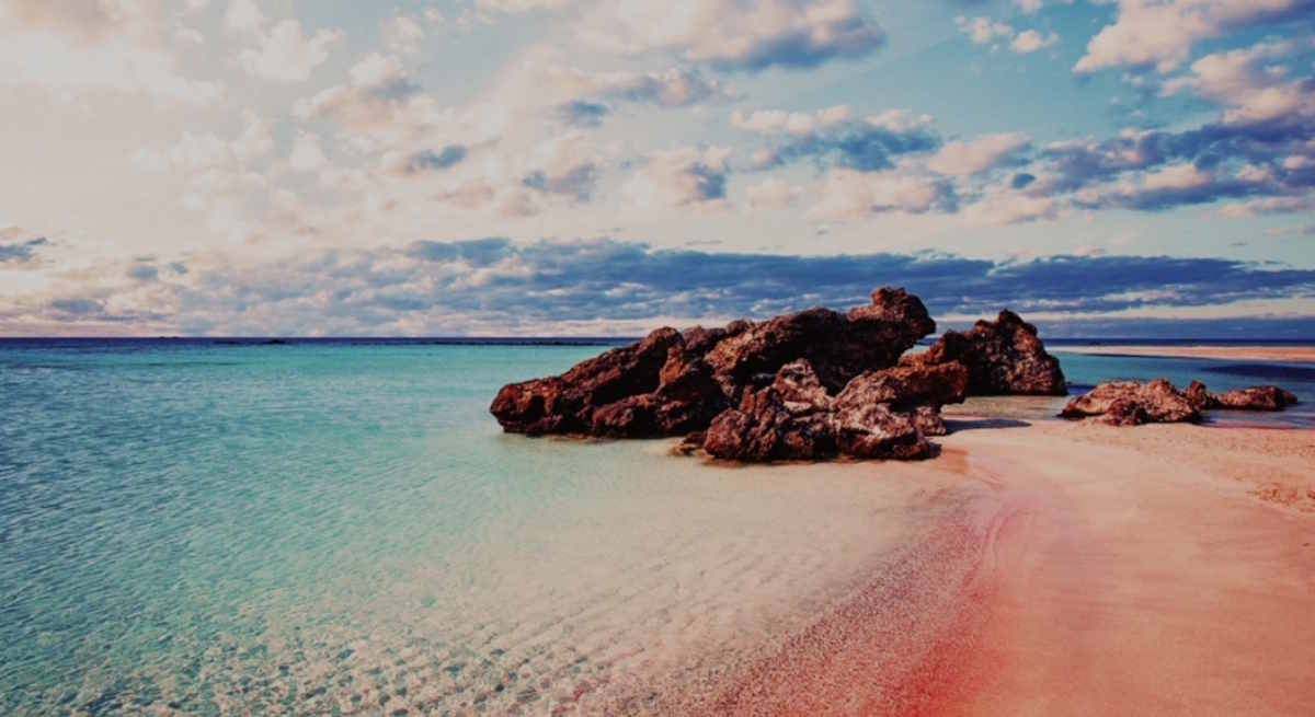 Elafonissi, la playa rosa de Creta
