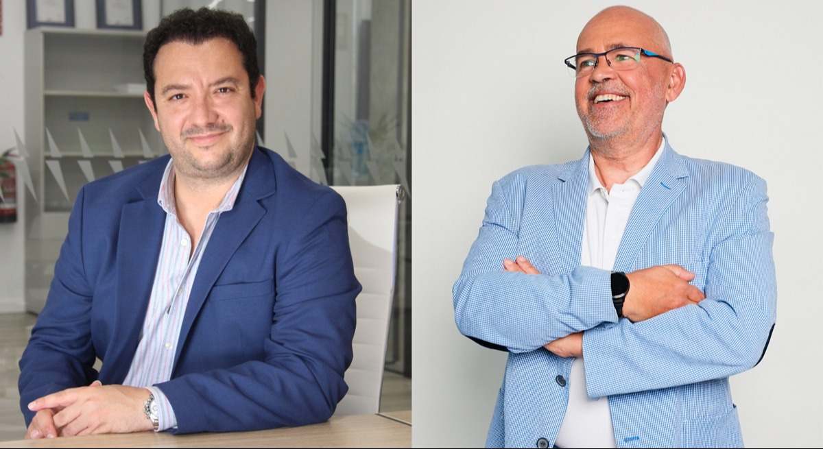 César Martín-Montalvo, CEO de RPow, y afirmado Dariusz Jaochowicz, fundador y presidente de ASE Group
