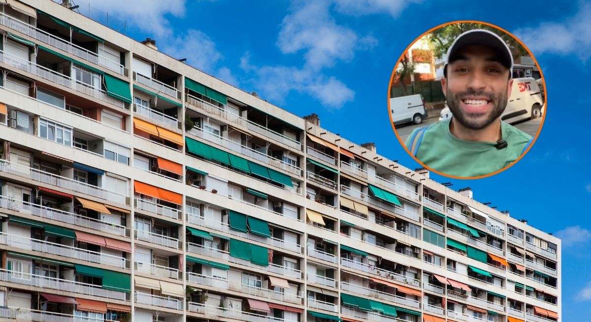 Fachada de un edificio en España