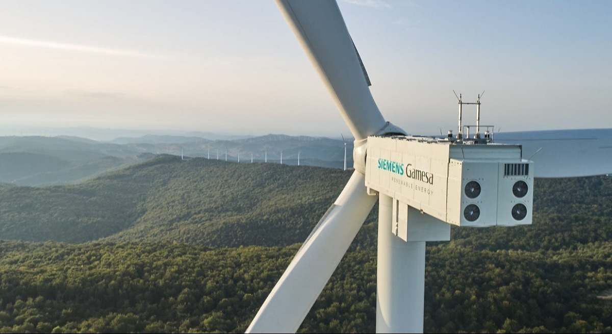 Una turbina de Siemens Gamesa