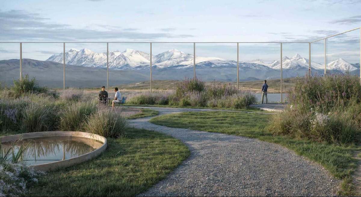 Render del futuro hotel de Meliá en Ushuaia, Tierra del Fuego, Argentina.