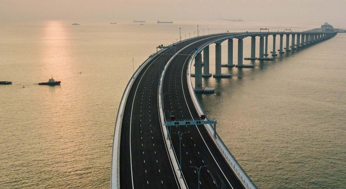 El Gran Puente de Danyang-Kunshan, en China