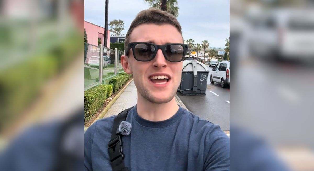 Harry Poulton, en uno de sus vídeos en redes sociales