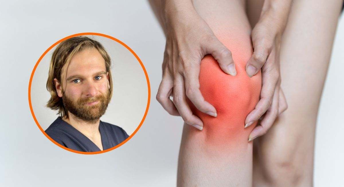 El podólogo Manu Vidal y una lesión de rodilla
