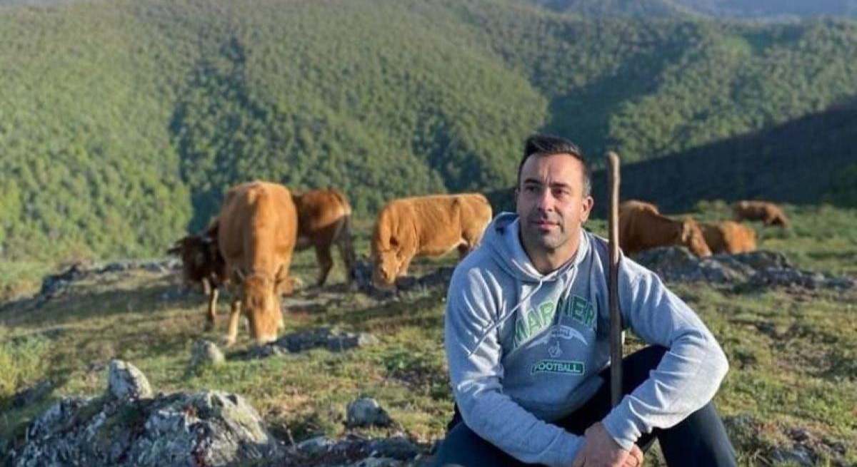 José Manuel Arias Tascón. ganadero en Rioscuro de Laciana