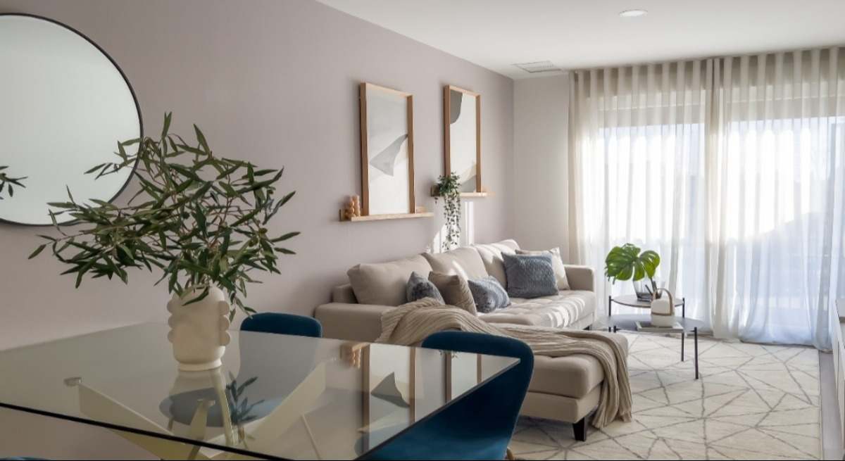 Interior del piso piloto del Plan Vive en San Sebastián de los Reyes