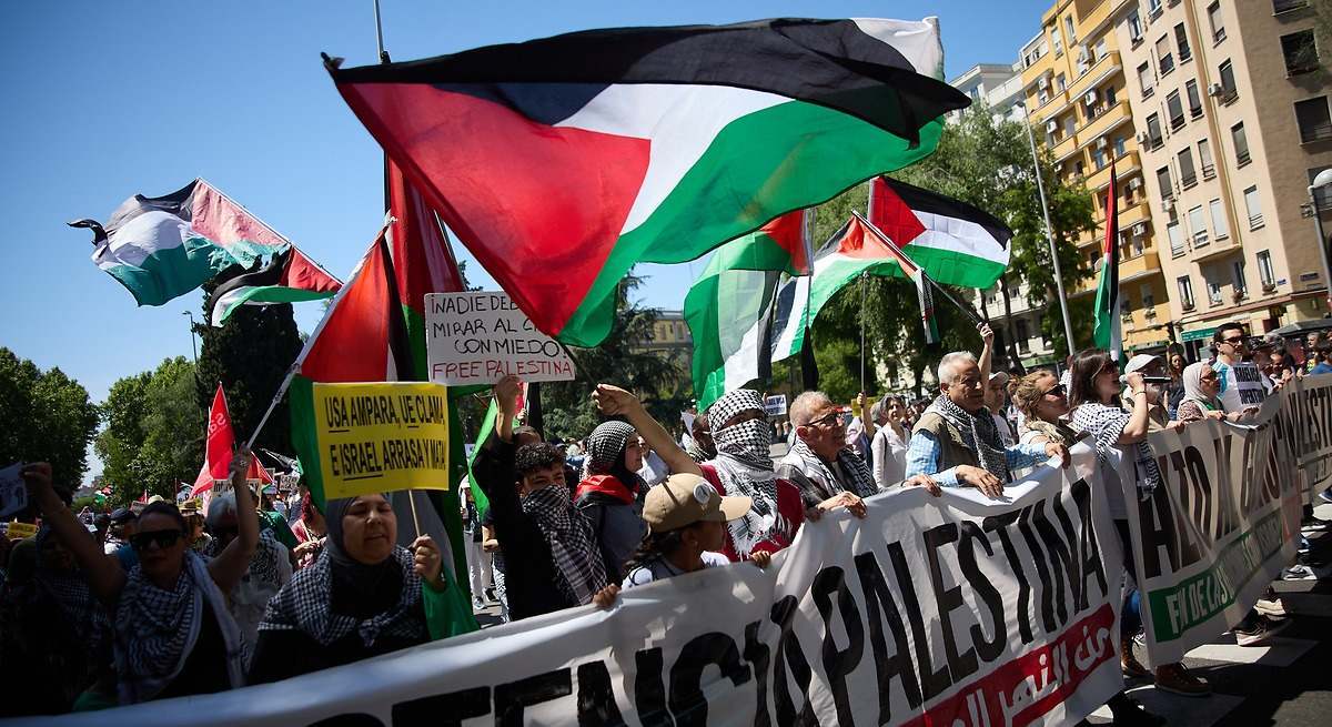 Protesta propalestina. / Foto: EP