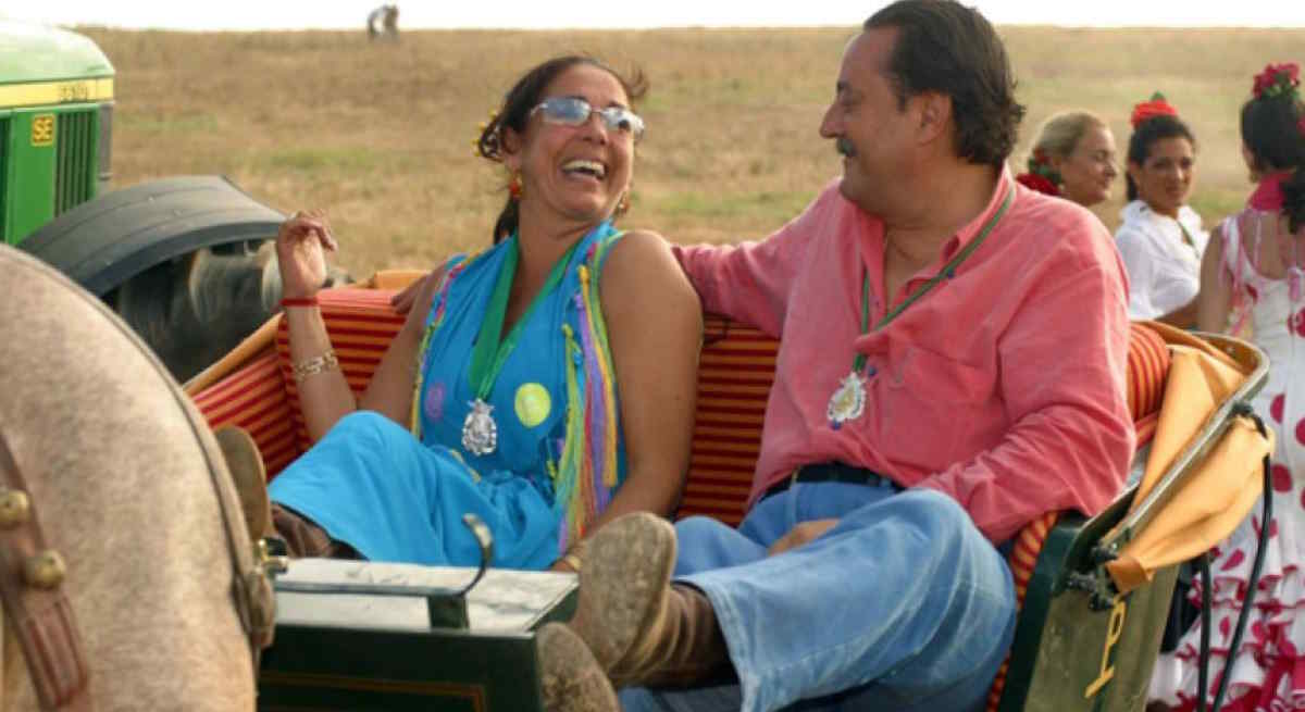 Isabel Pantoja y Julián Muñoz en el Rocío en 2003