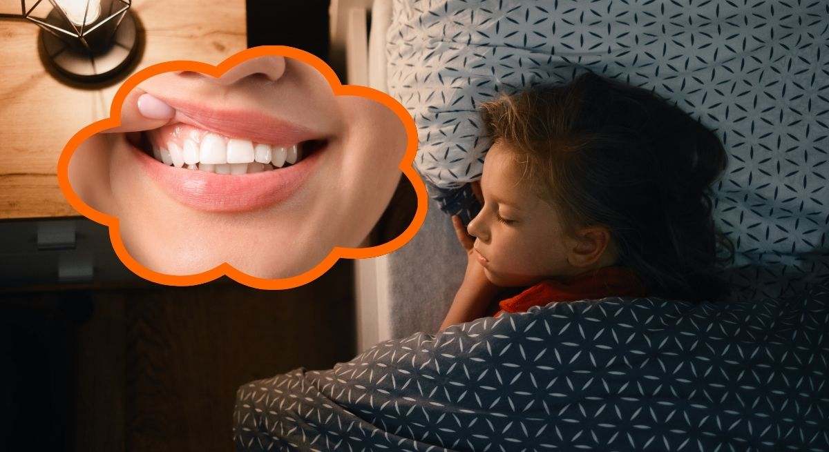 Joven soñando que se le caen los dientes