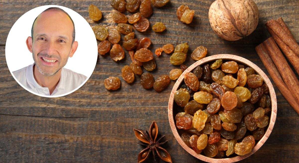 Francisco Rosero, endocrino desvela el mito de las uvas pasas: "Lo que realmente cambia es..."