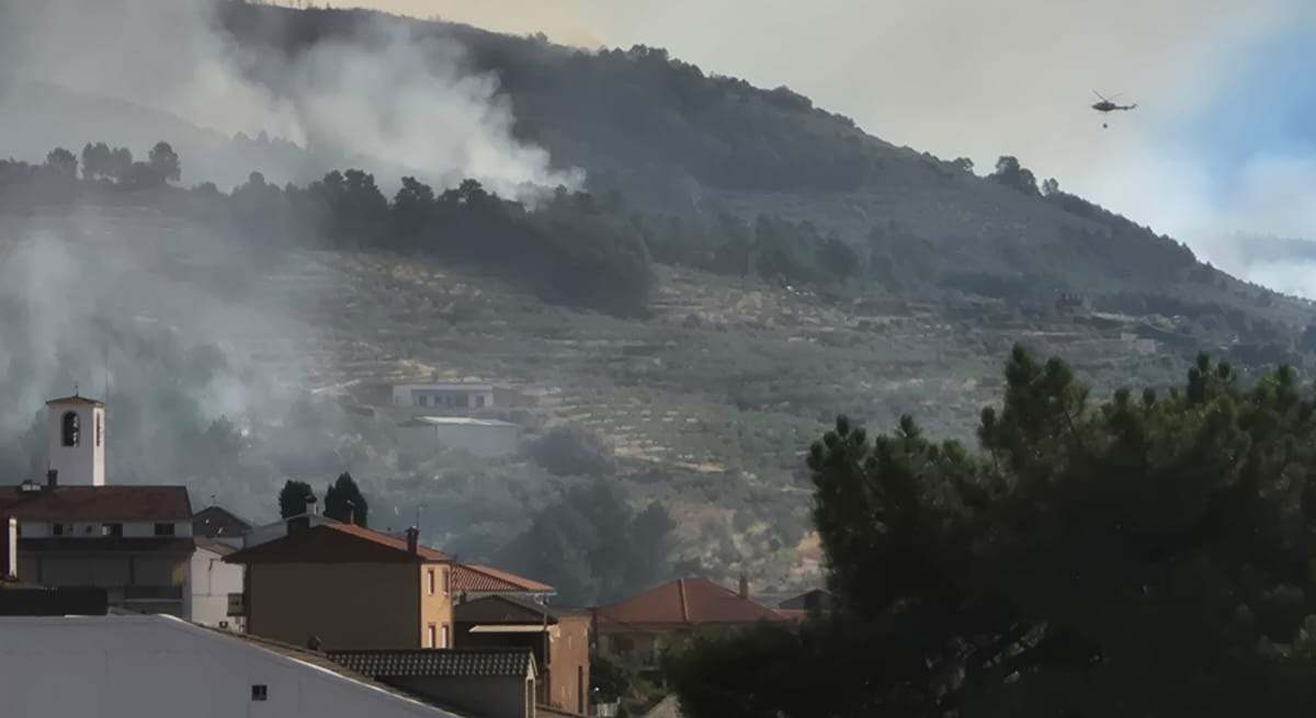 Incendio en Las Hurdes