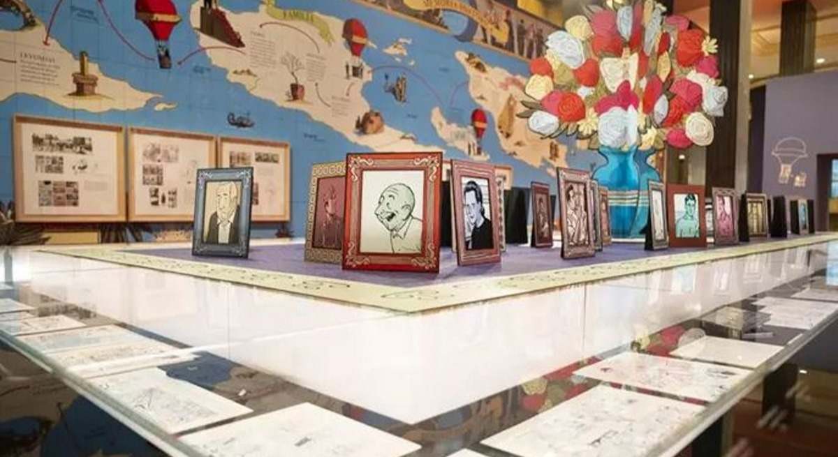 La memoria. Viaje emocional por los cómics, que alberga el Instituto Cervantes hasta el 28 de septiembre.