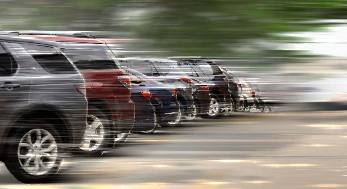 Varios coches juntos