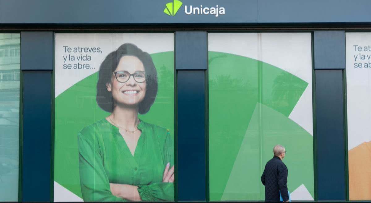 Una sucursal de Unicaja.