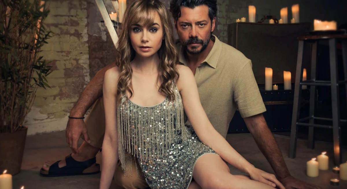 Lily Collins y Álvaro Morte