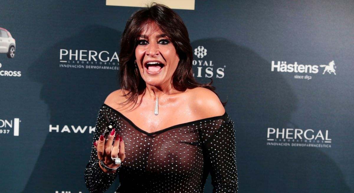 Aída Nízar en un photocall