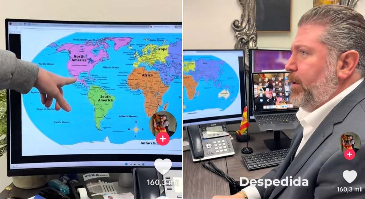 Señala dónde está España o estás despedido.