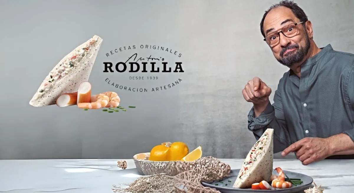 El actor Jordi Sánchez -Antonio Recio en LQSA- en la nueva publicidad de Rodilla