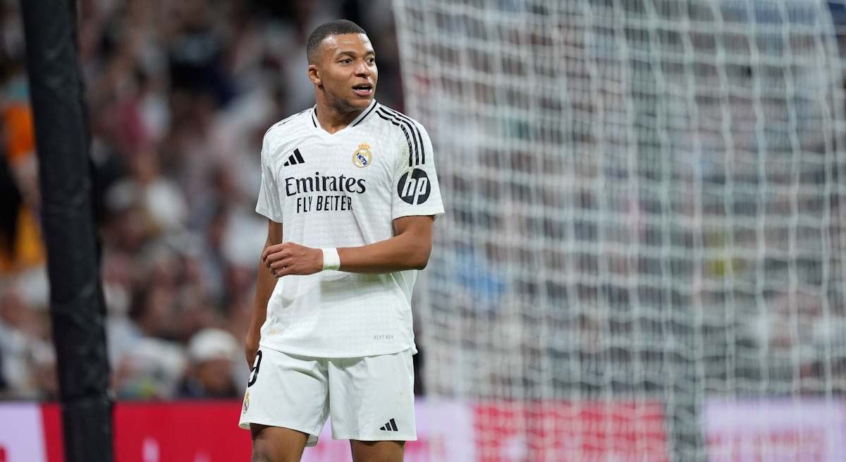 Kylian Mbappé, en un partido reciente del Real Madrid.