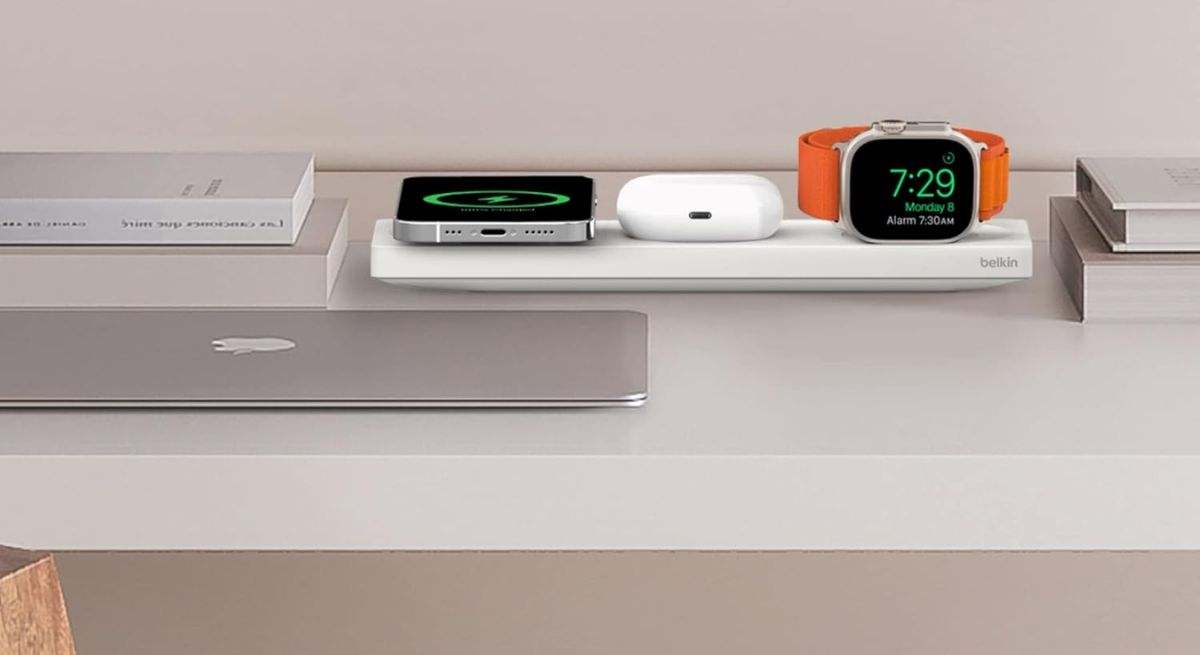 Cargador MagSafe 3 en 1 de Belkin