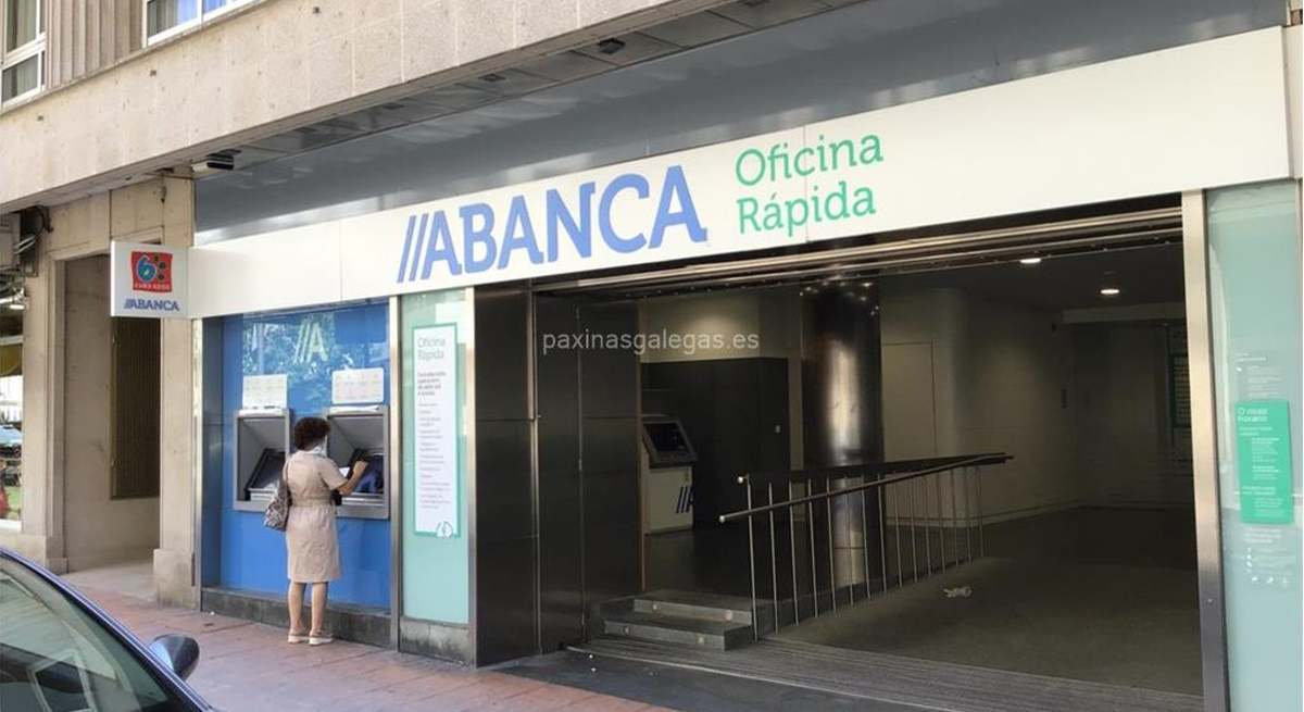 Oficina de Abanca en A Coruña.