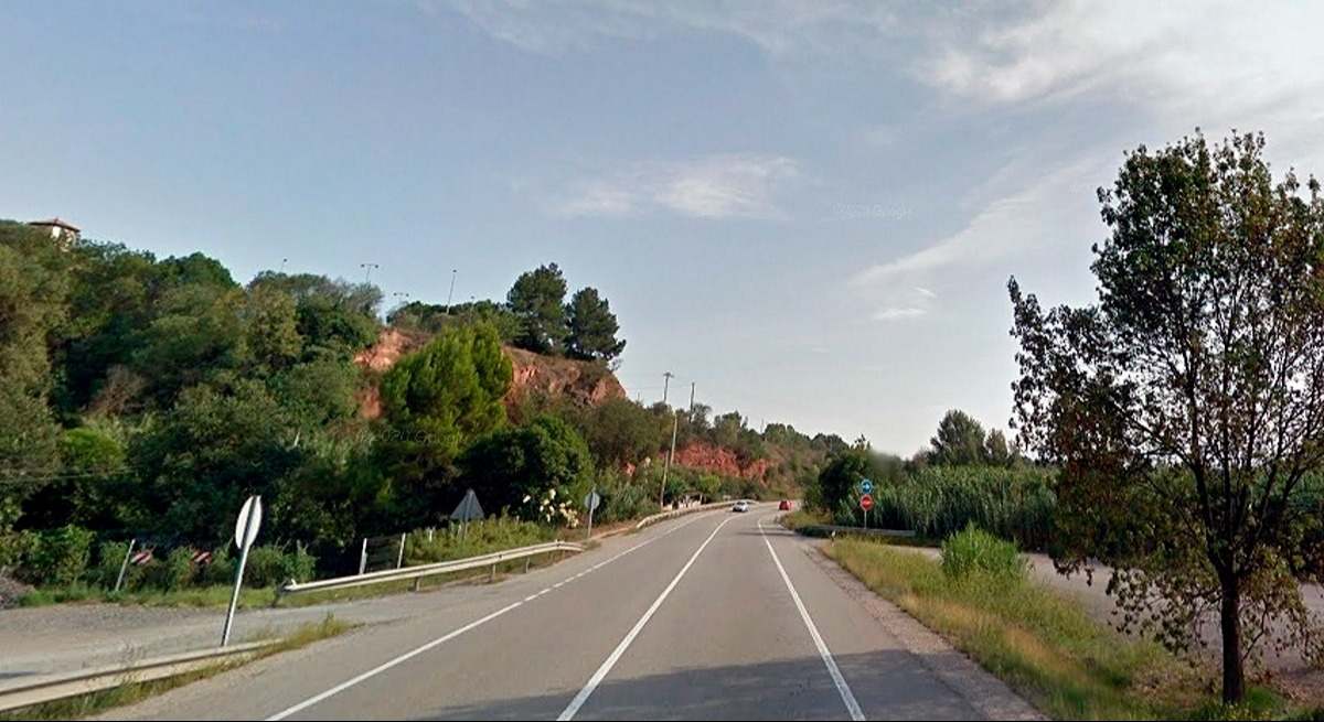 Tramo entre Manresa y Sant Joan de Vilatorrada de la C-55 en la província de Barcelona.