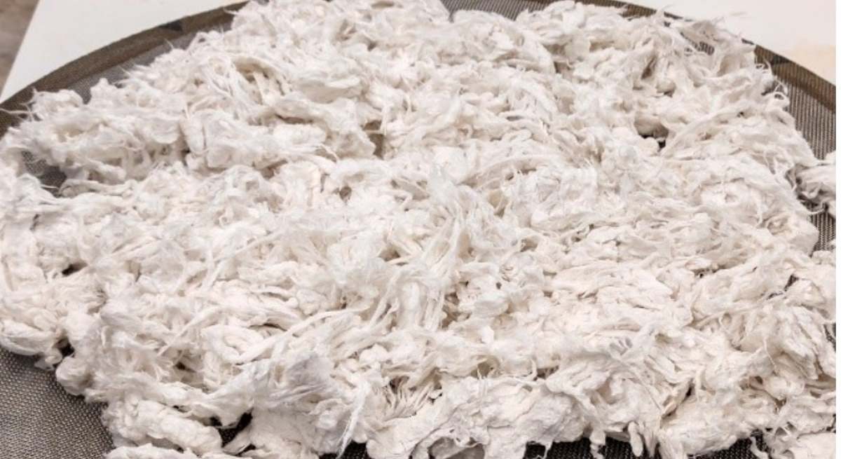 Fibra textil reciclada.