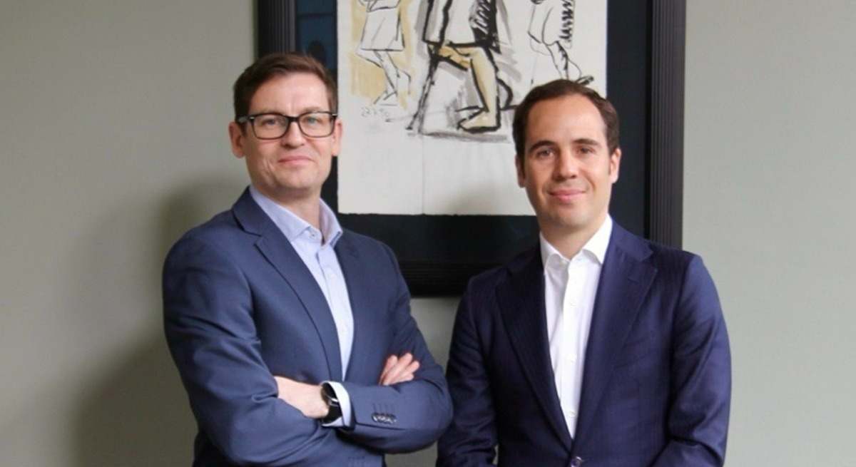 Gustavo Callizo (i.) y Ramón Palou (d.), directivos de Onsecur. EE
