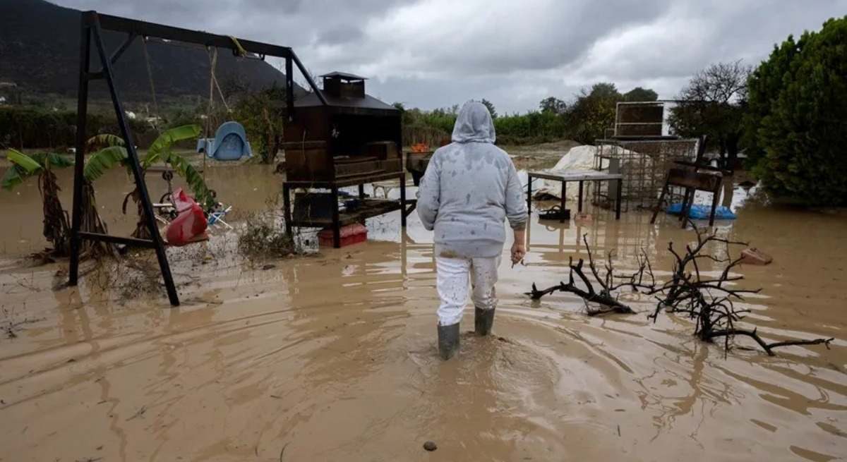 Inundación en la provincia de Málaga. EFE