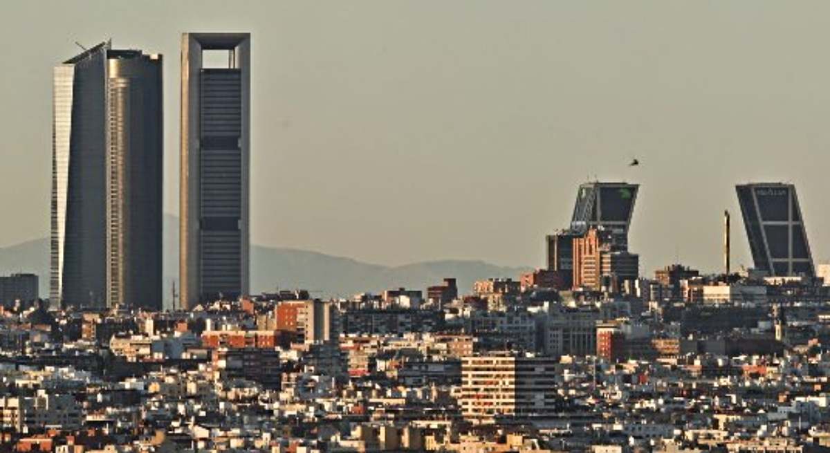 Panorámica de parte de la ciudad de Madrid