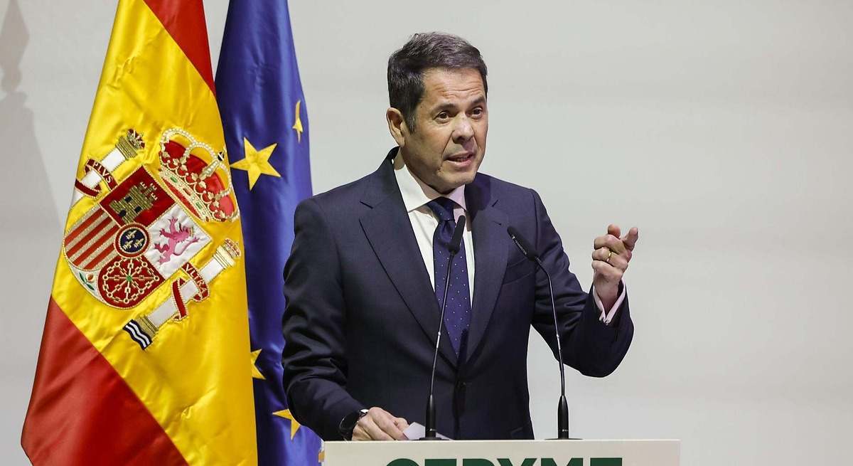 El presidente de Cepyme, Gerardo Cuerva. Alberto Martín