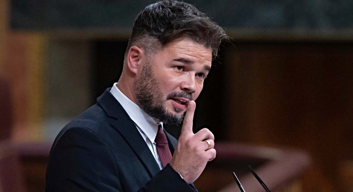Gabriel Rufián, portavoz de ERC