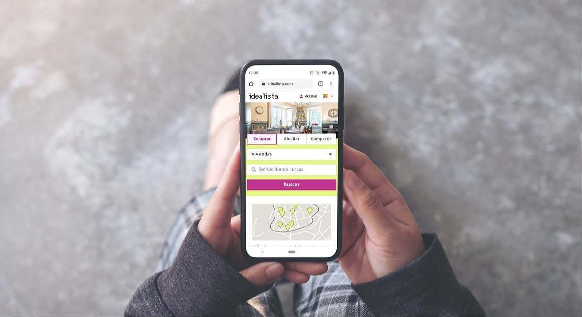 Portal inmobiliario Idealista