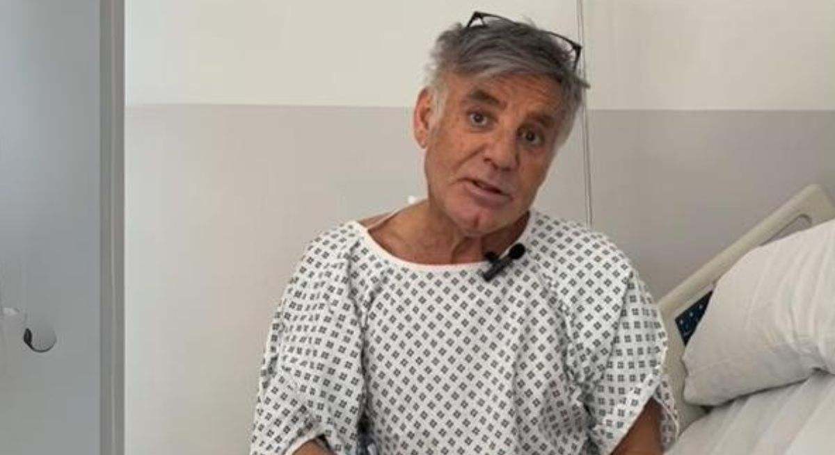 Joaquín Torres en el hospital