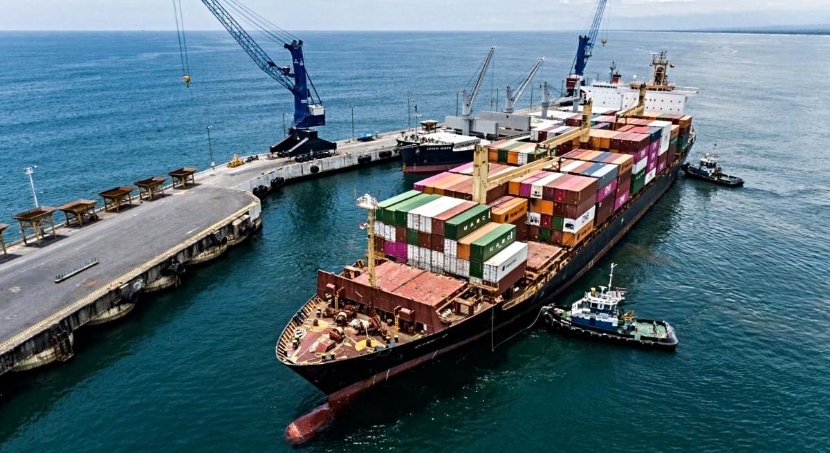 El puerto de Acajutla