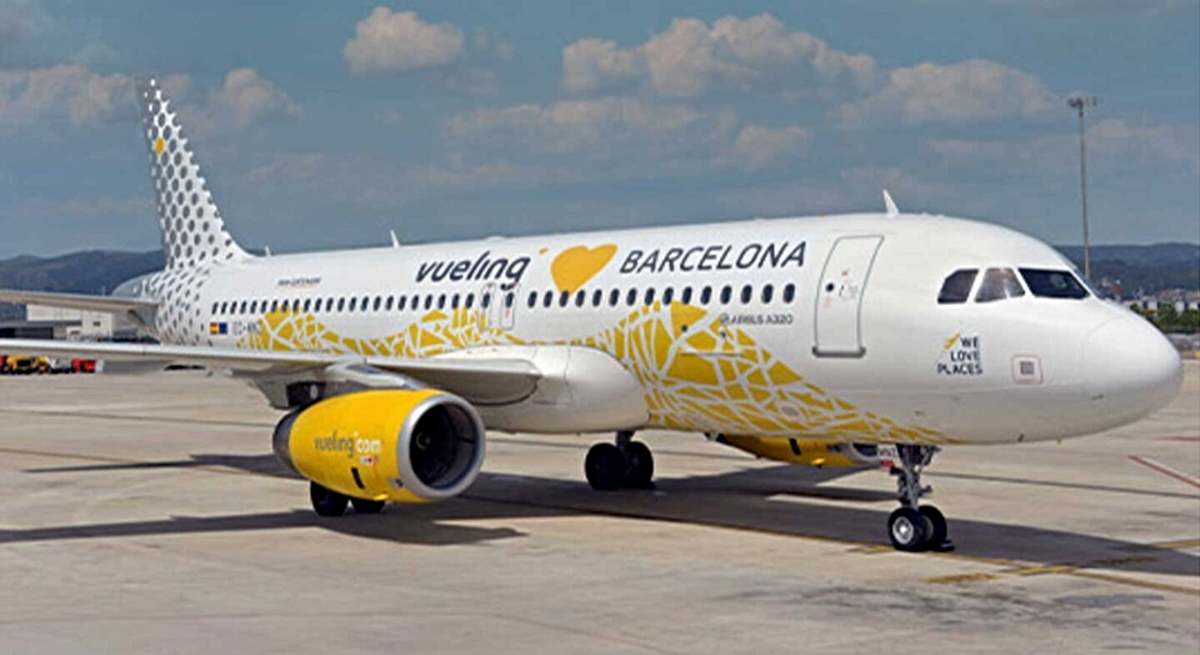 Un avión de Vueling