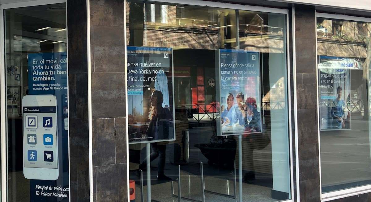Sucursal de un banco. Foto: EP