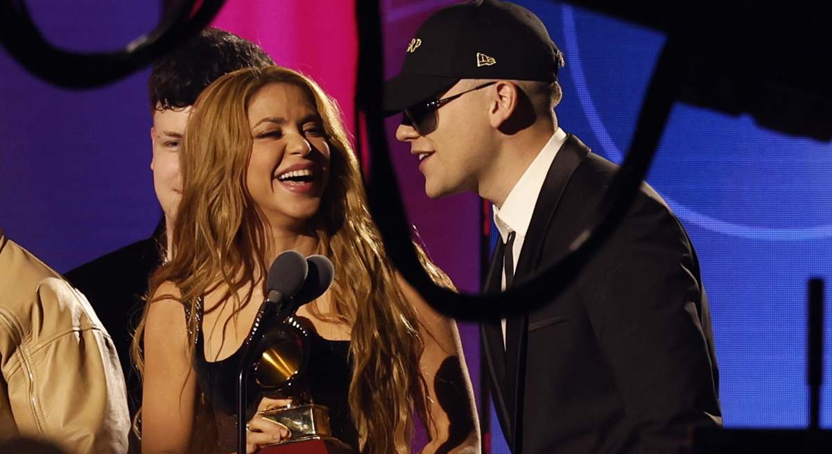 Shakira y Bizarrap en los Latin Grammy 2023